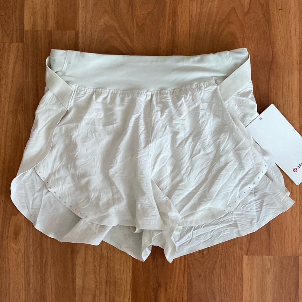 ❤️ Lululemon Fast & Free High-Rise Short 2" *Airflow In-Sense Emboss Size 4 NWT